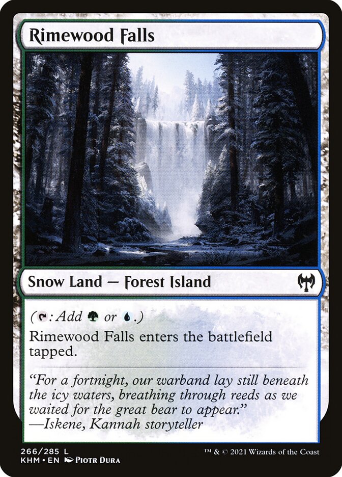Rimewood Falls 266/285 (Kaldheim)  - Foil
