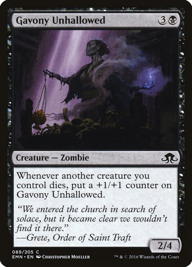 Gavony Unhallowed 89/205 (Eldritch Moon) 