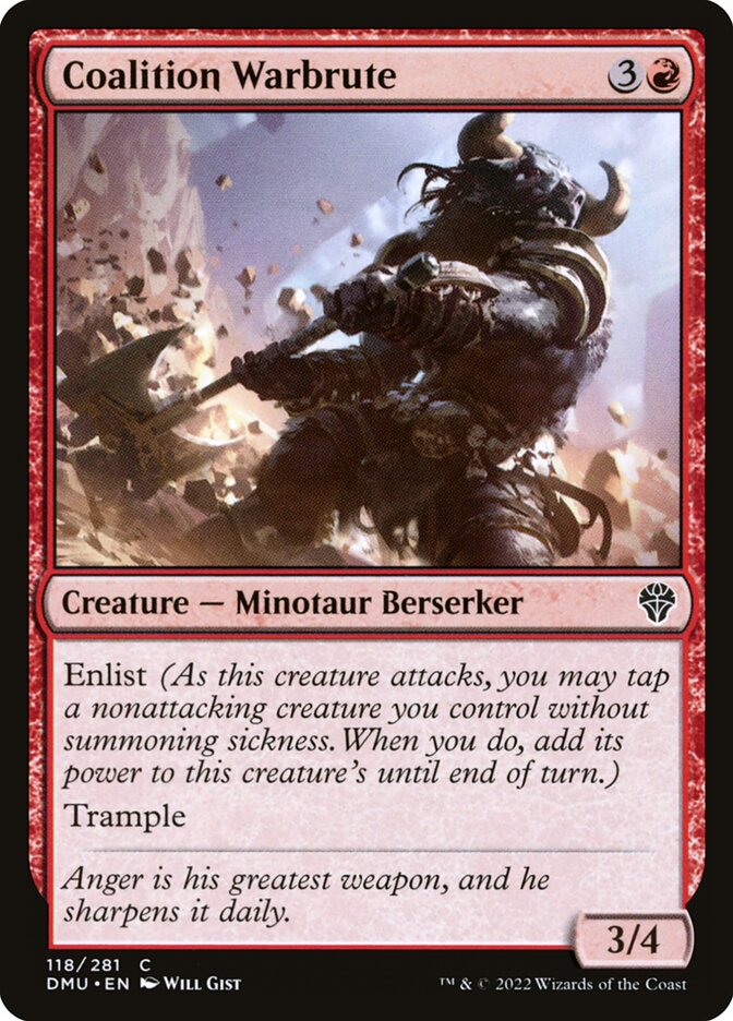 Coalition Warbrute 118/281 (Dominaria United)  - Foil