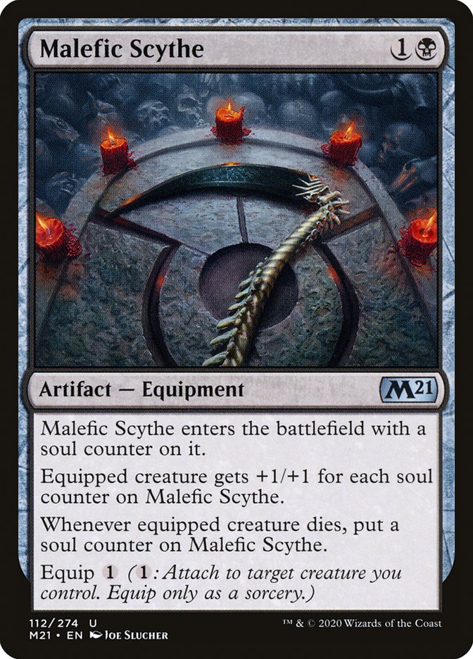 Malefic Scythe 112 (Core Set 2021) 