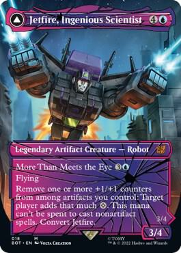 Jetfire Ingenious Scientist Shattered Glass 18/58 (Universes Beyond: Transformers) 
