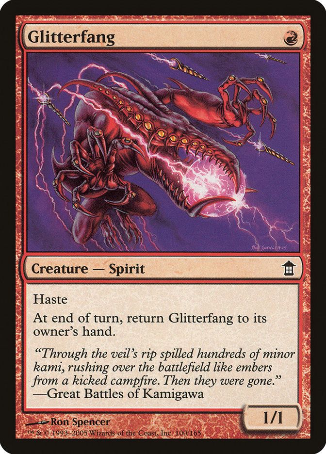Glitterfang 100/165 (Saviors of Kamigawa)  - Foil