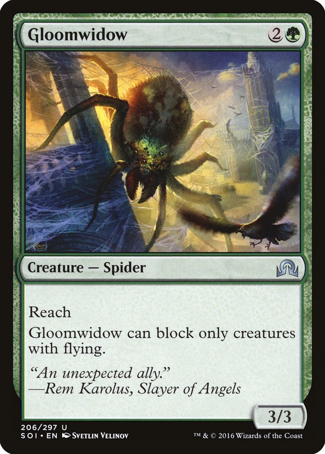 Gloomwidow 206/297 (Shadows over Innistrad) 