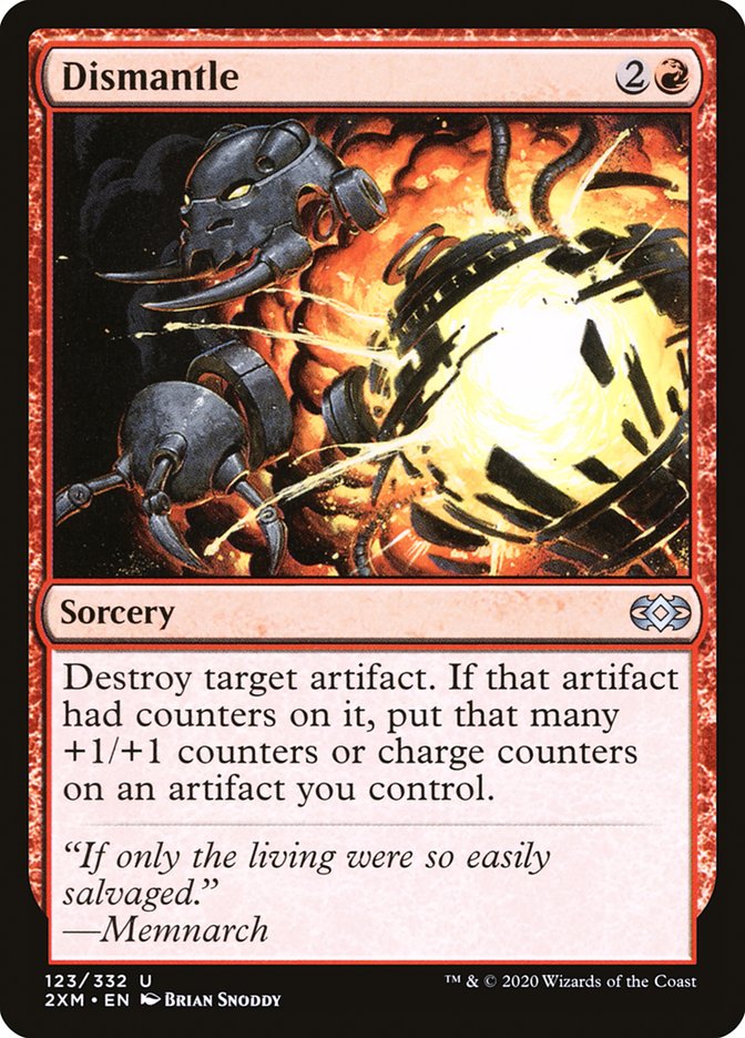 Dismantle 123/332 (Double Masters)  - Foil