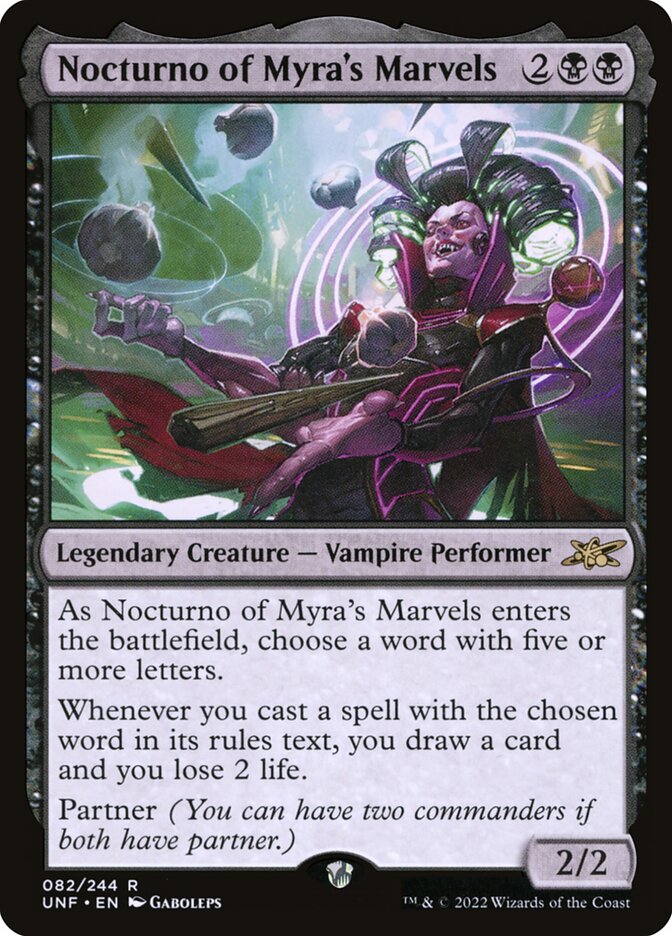 Nocturno of Myra's Marvels 82/244 (Unfinity) 