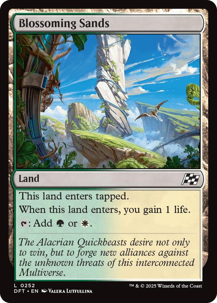 Blossoming Sands 252/291 (Aetherdrift)  - Foil