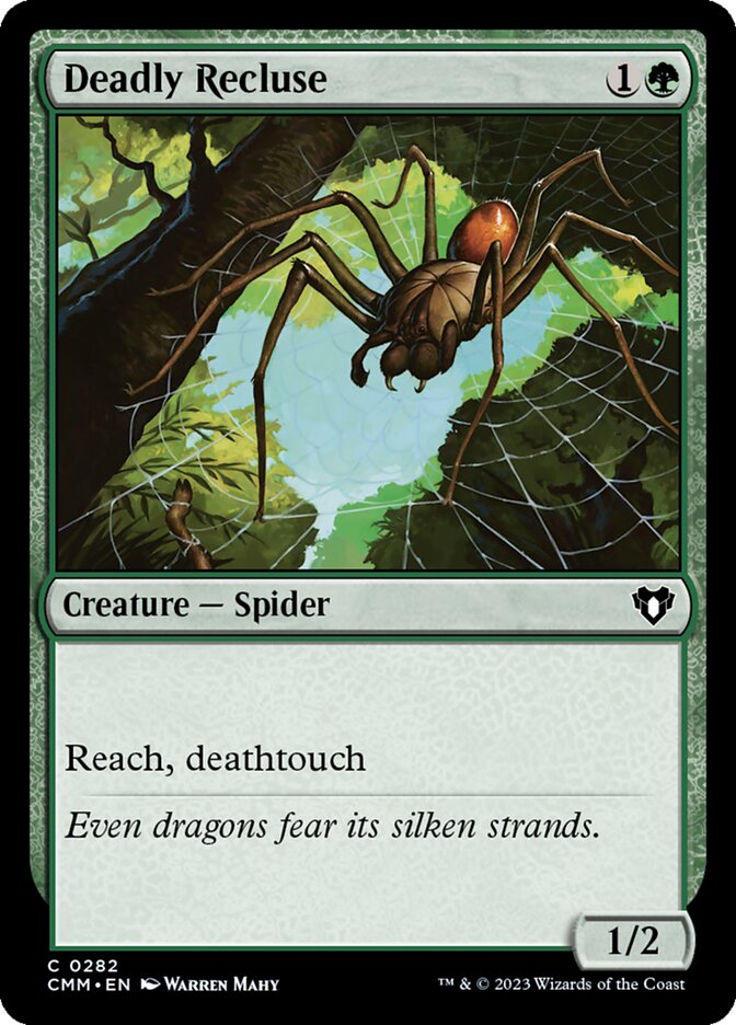 Deadly Recluse 282/451 (Commander Masters) 