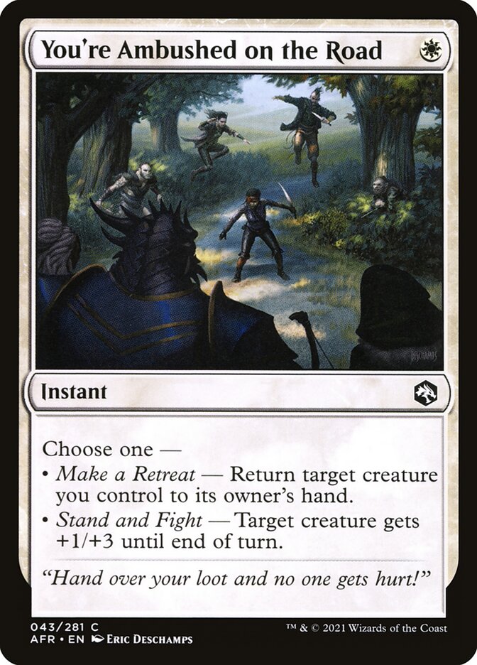 Youre Ambushed on the Road 43 (Adventures in the Forgotten Realms)  - Foil