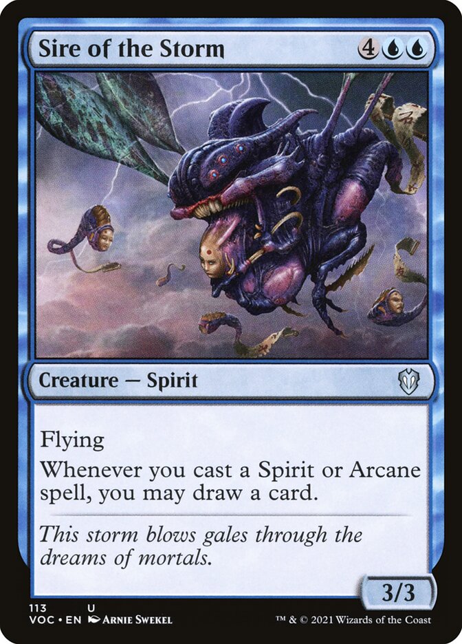 Sire of the Storm 113/38 (Commander: Innistrad: Crimson Vow) 