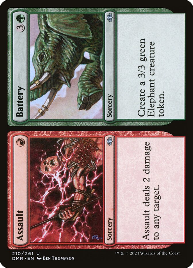 Assault // Battery 210/261 (Dominaria Remastered) 