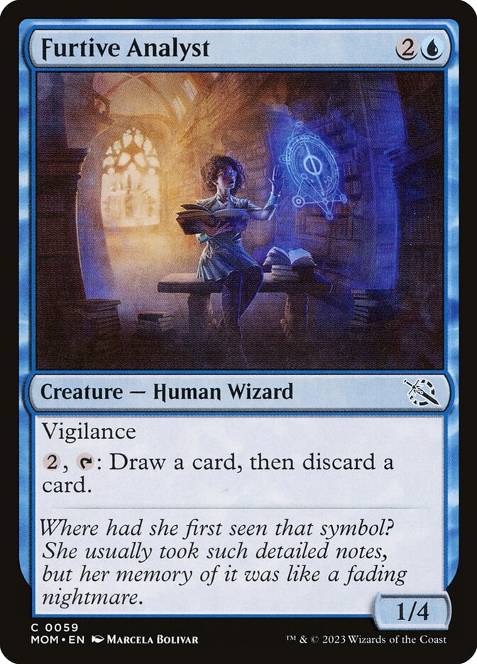 Furtive Analyst 59/291 (March of the Machine)  - Foil