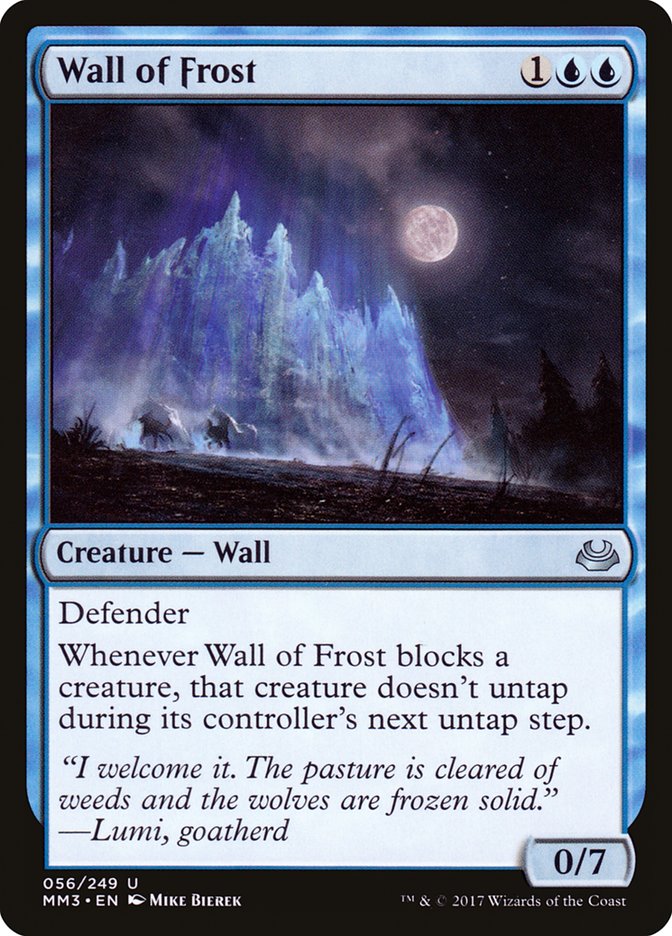 Wall of Frost 56/249 (Modern Masters 2017)  - Foil