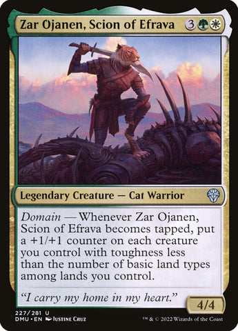 Zar Ojanen, Scion of Efrava 227/281 (Dominaria United) 