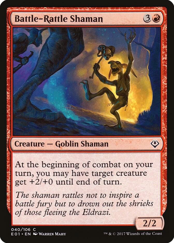 Battle-Rattle Shaman 40/106 (Archenemy: Nicol Bolas) 