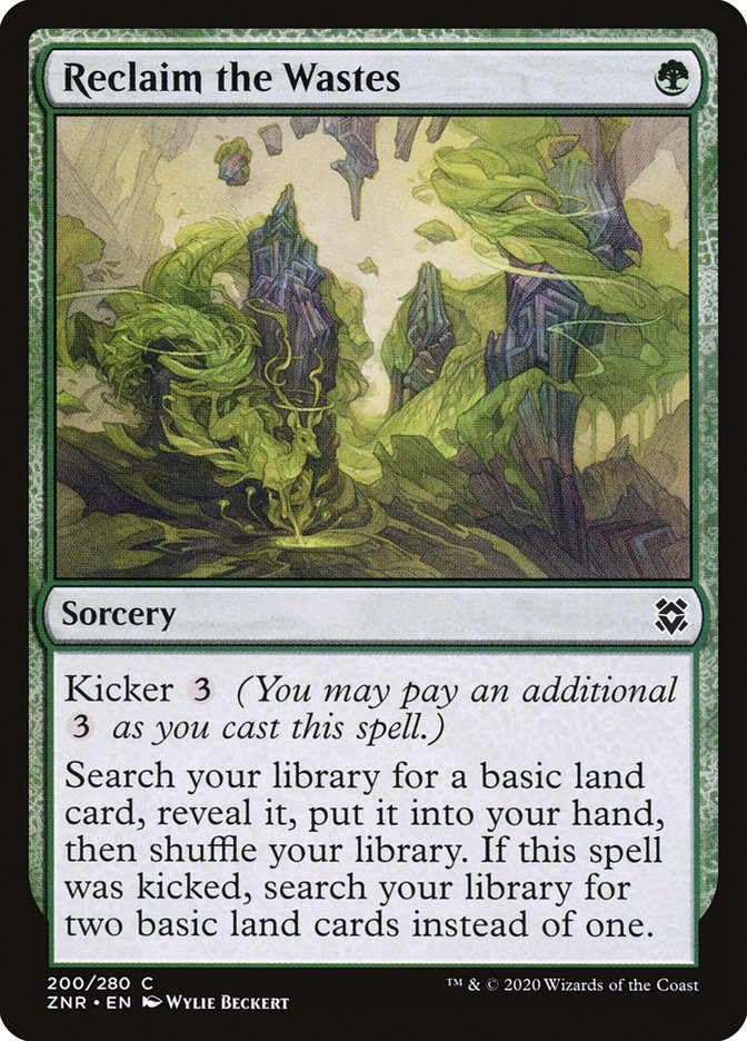 Reclaim the Wastes 200/280 (Zendikar Rising) 