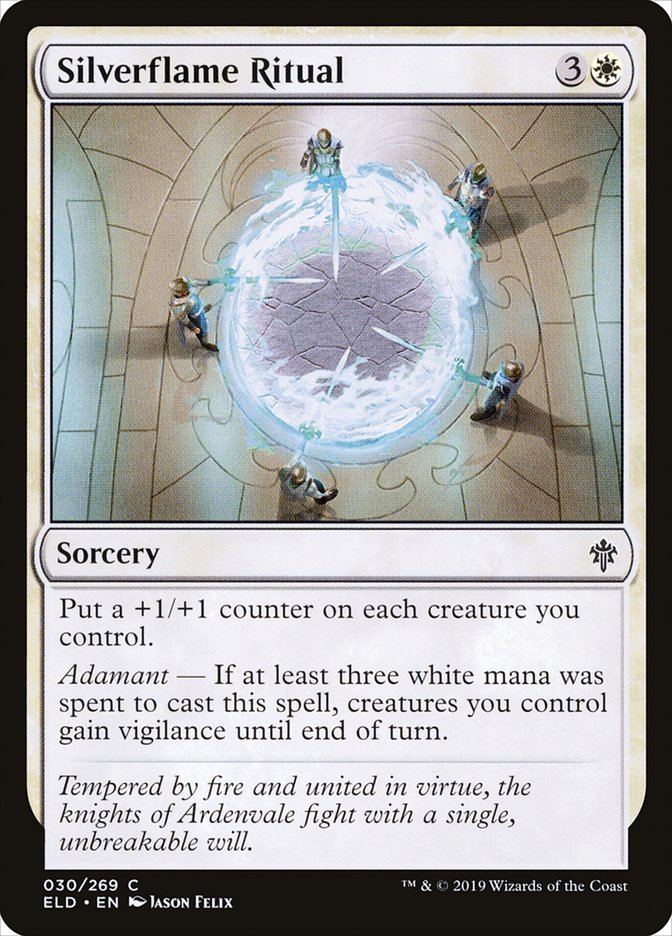 Silverflame Ritual 30/269 (Throne of Eldraine) 