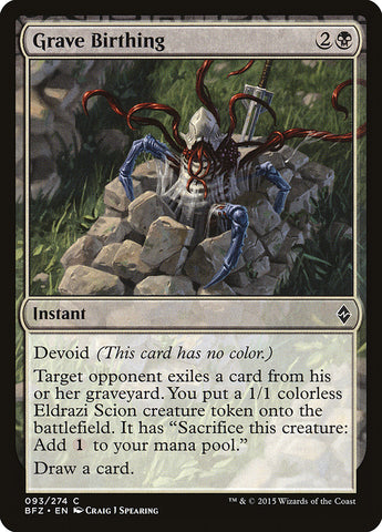 Grave Birthing 93/274 (Battle for Zendikar) 