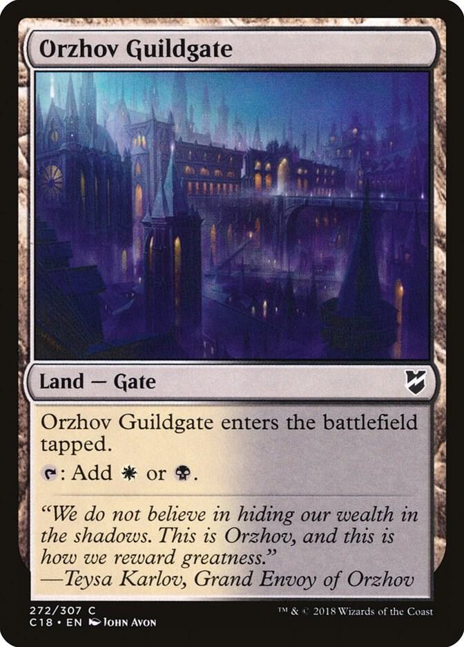 Orzhov Guildgate 272/307 (Commander 2018) 