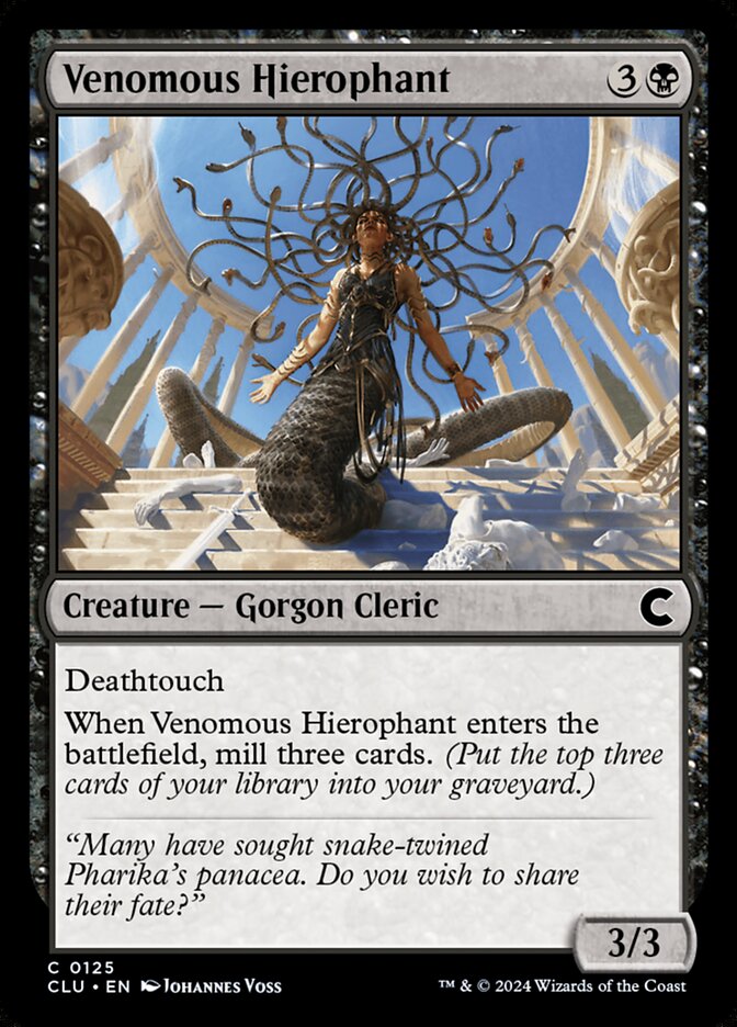 Venomous Hierophant 125/284 (Ravnica: Clue Edition) 