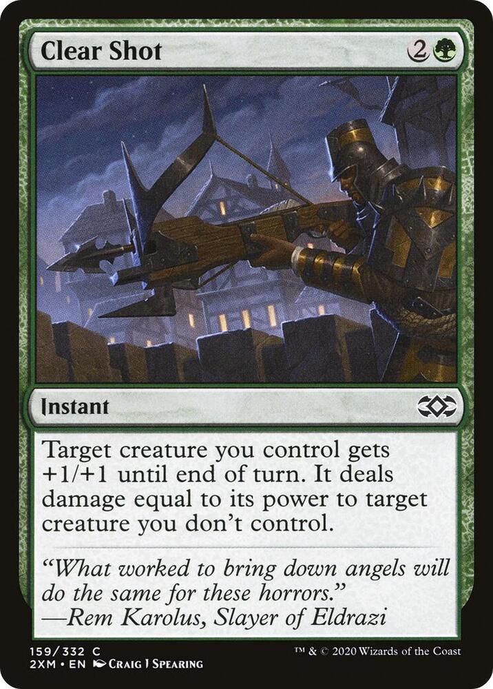 Clear Shot 159/332 (Double Masters)  - Foil