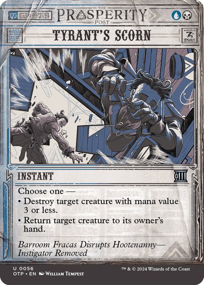 Tyrant's Scorn 56/65 (Outlaws of Thunder Junction: Breaking News)  - Showcase