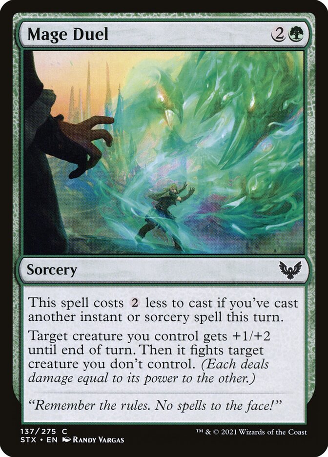 Mage Duel 137 (Strixhaven: School of Mages)  - Foil