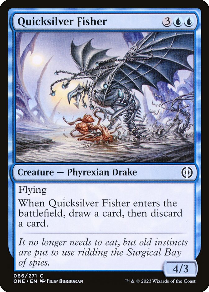 Quicksilver Fisher 66/271 (Phyrexia: All Will Be One)  - Foil