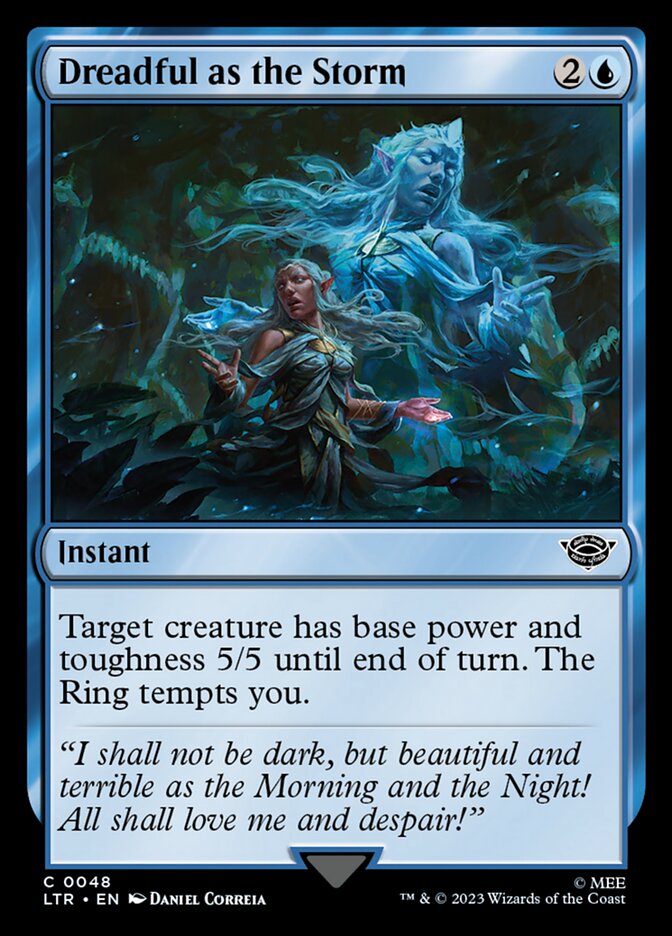 Dreadful as the Storm 48/281 (Universes Beyond: The Lord of the Rings: Tales of Middle-earth)  - Foil