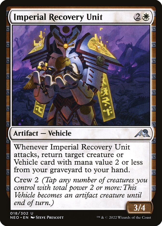 Imperial Recovery Unit 18/302 (Kamigawa: Neon Dynasty) 