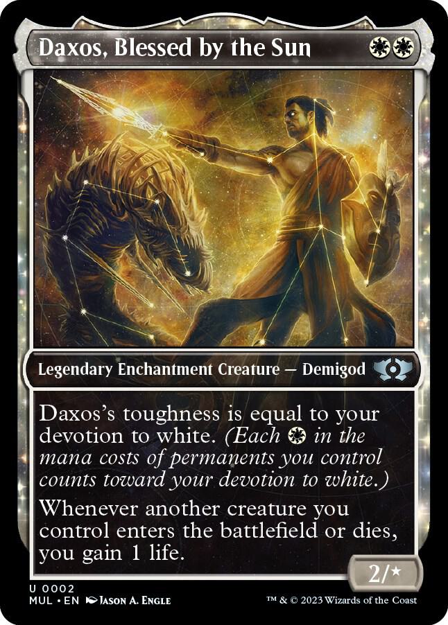 Daxos, Blessed by the Sun 2 (March of the Machine: Multiverse Legends)  - Showcase Foil