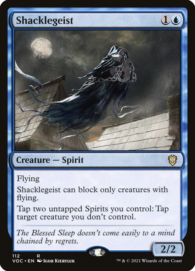 Shacklegeist 112/38 (Commander: Innistrad: Crimson Vow) 