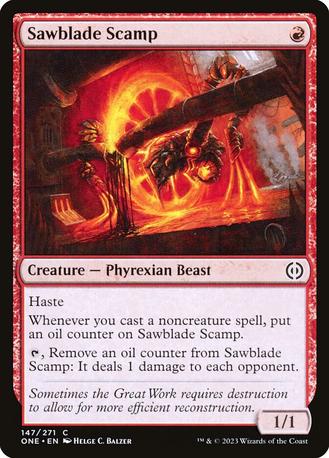 Sawblade Scamp 147/271 (Phyrexia: All Will Be One) 
