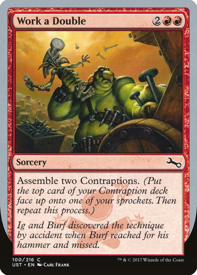 Work a Double 100/216 (Unstable) 