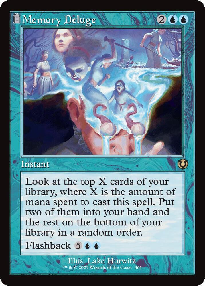 Memory Deluge 361/287 (Innistrad Remastered)  - Retro