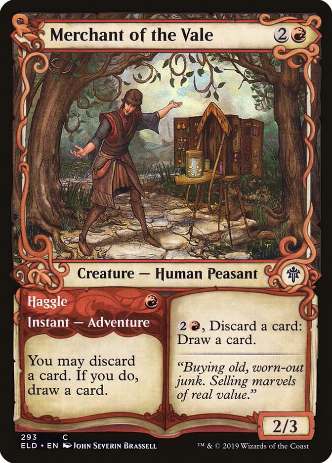 Merchant of the Vale // Haggle 293/269 (Throne of Eldraine)  - Showcase