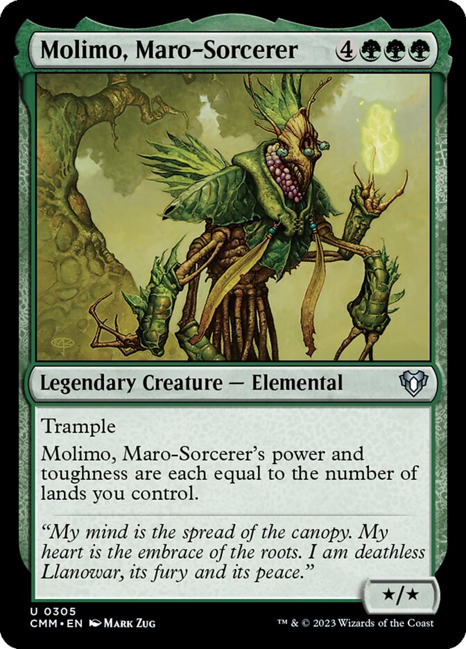 Molimo, Maro-Sorcerer 305/451 (Commander Masters) 