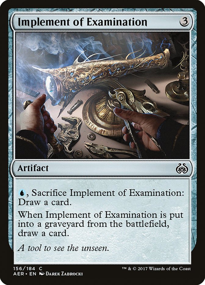 Implement of Examination 156/184 (Aether Revolt) 