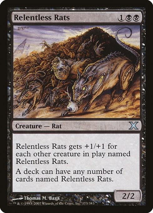Relentless Rats 173/383 (10th Edition) 