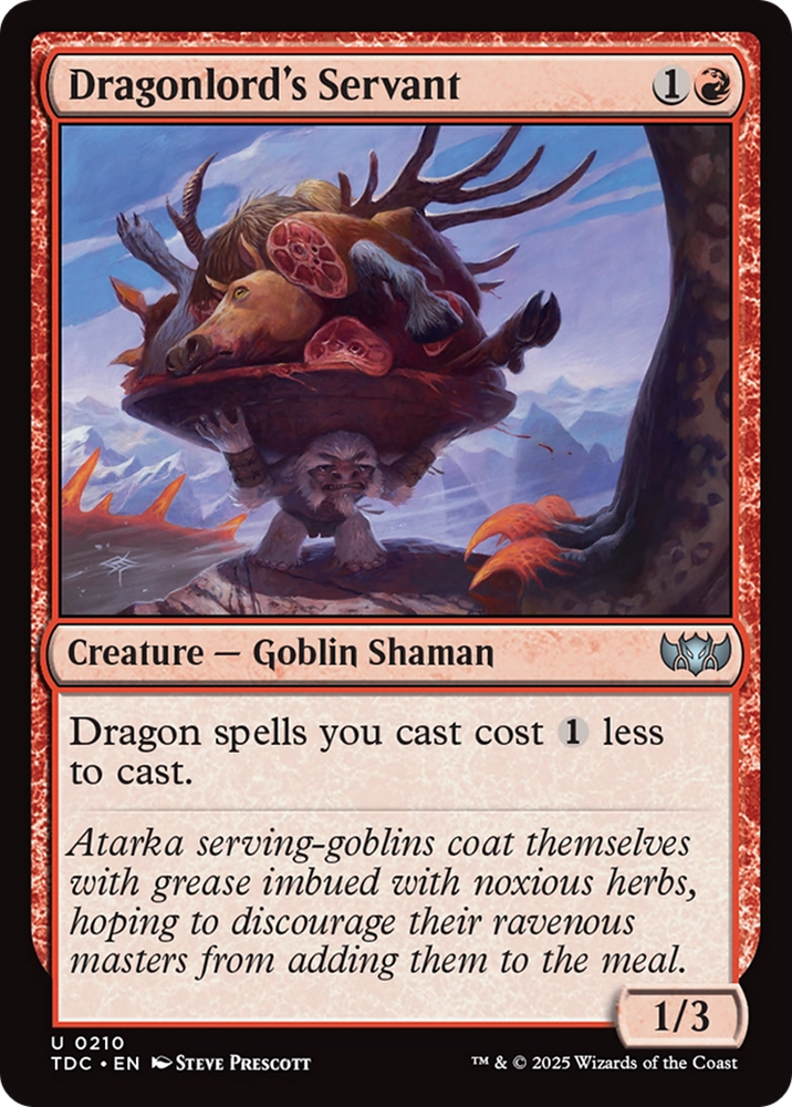 Dragonlord's Servant [Tarkir: Dragonstorm Commander]