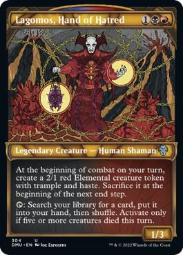 Lagomos Hand of Hatred Showcase 304 (Dominaria United) 