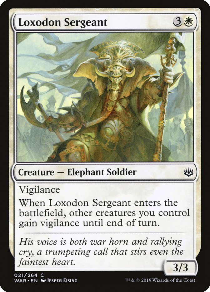 Loxodon Sergeant 21/264 (War of the Spark) 