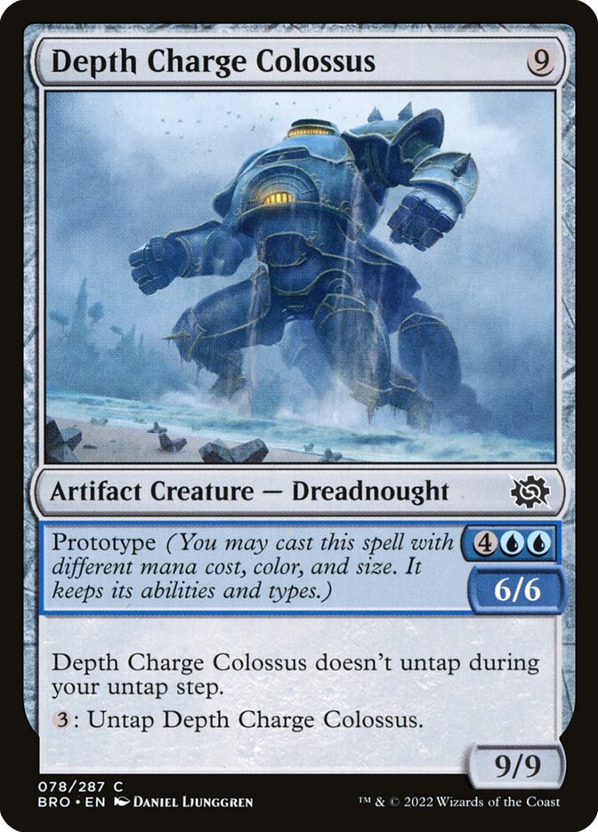 Depth Charge Colossus 78/287 (The Brothers' War)  - Foil