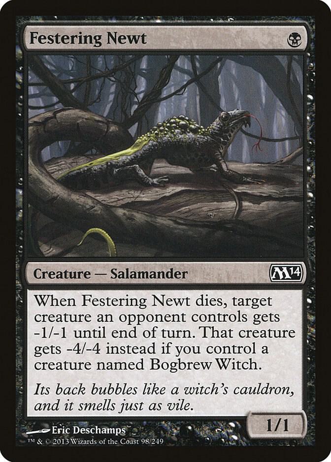 Festering Newt 98/249 (Magic 2014 (M14)) 