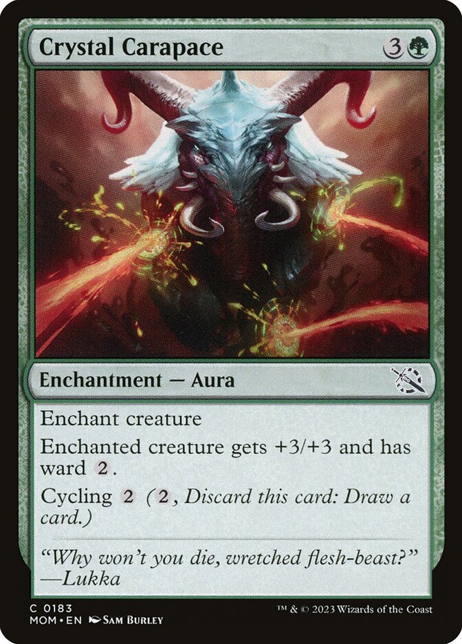 Crystal Carapace 183/291 (March of the Machine)  - Foil