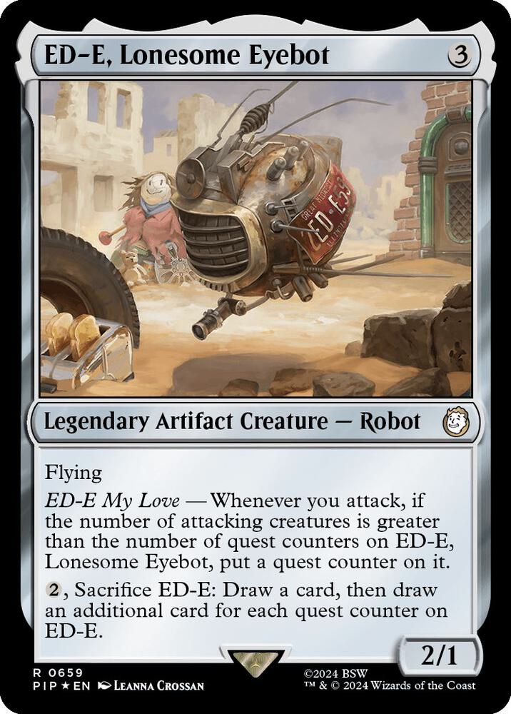 ED-E, Lonesome Eyebot 659/326 (Universes Beyond: Fallout)  - Surge Foil