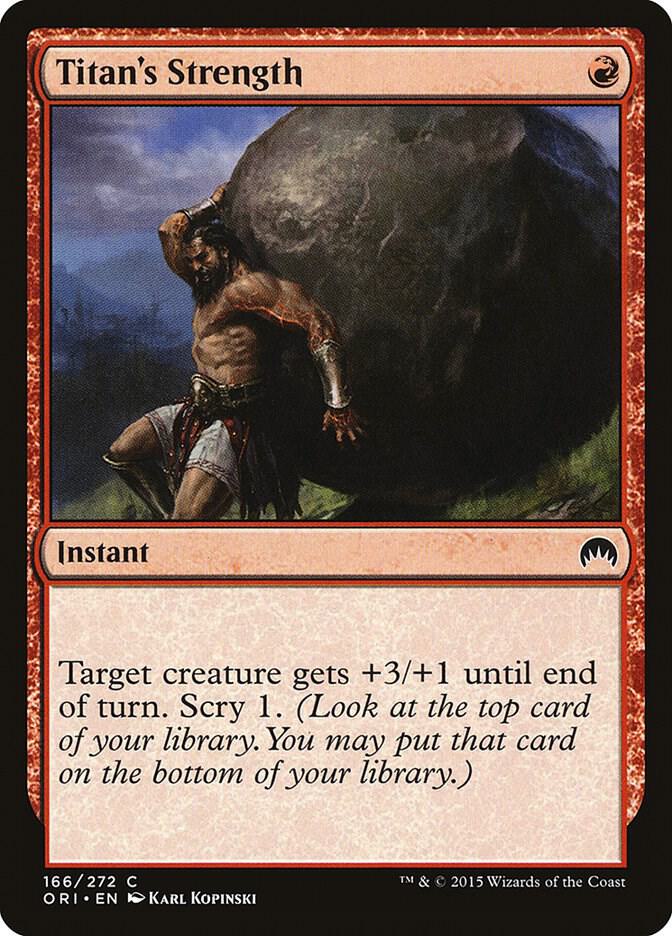 Titan's Strength 166/272 (Magic Origins) 