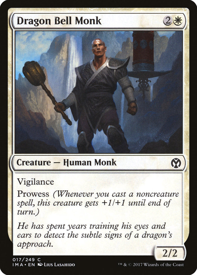 Dragon Bell Monk 17/249 (Iconic Masters)  - Foil