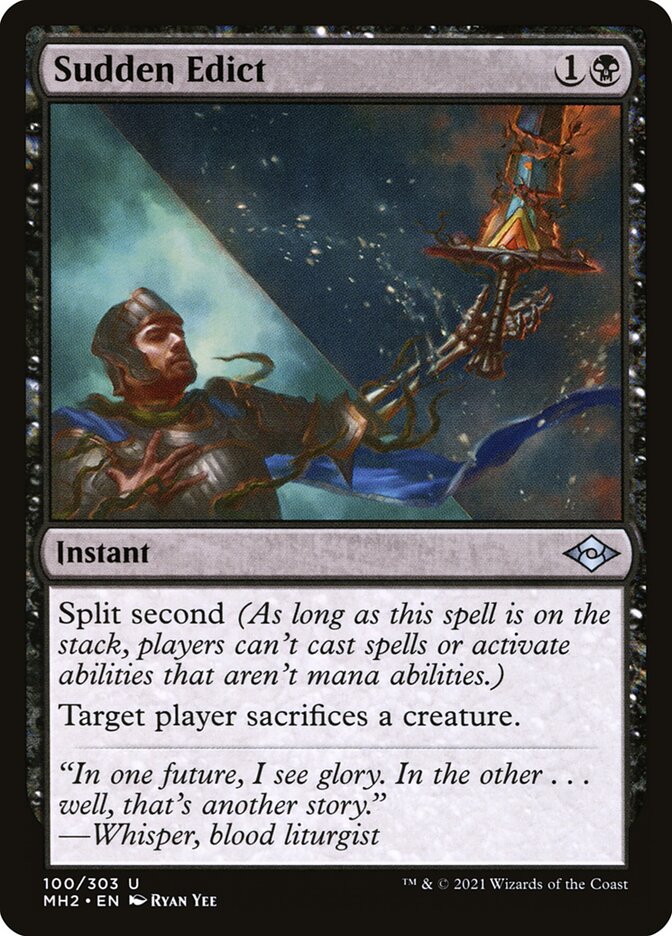 Sudden Edict 100 (Modern Horizons 2) 