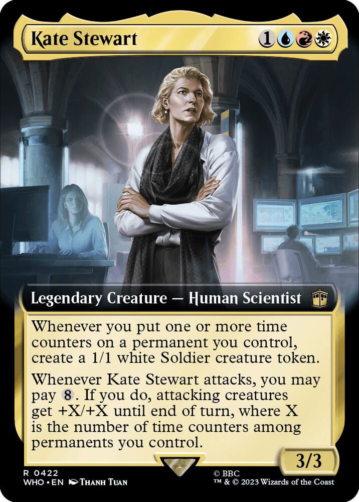 Kate Stewart 422/331 (Universes Beyond: Doctor Who)  - Extended Art