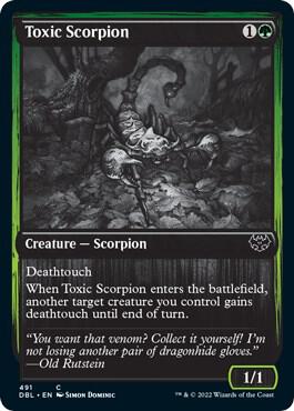 Toxic Scorpion 491 (Innistrad: Double Feature) 